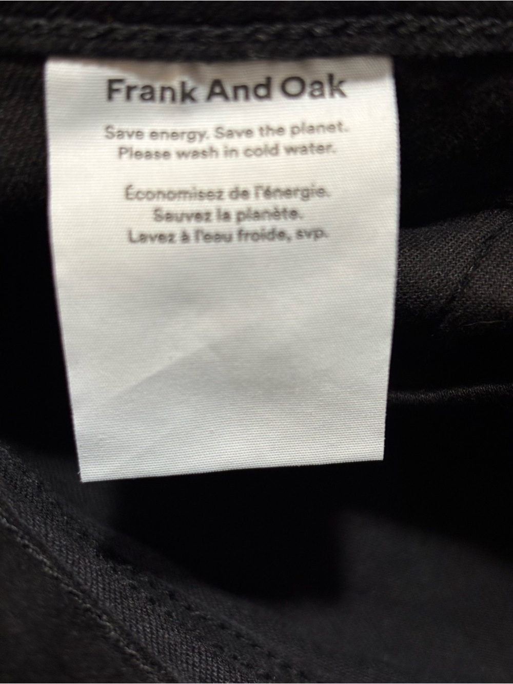 Frank And Oak Jeans, Debbie Skinny Fit, 29, Size 8, Black Denim, 29x27, Slim - Picture 10 of 10